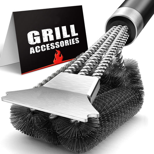 Grill Brush with Handle - Weshop876