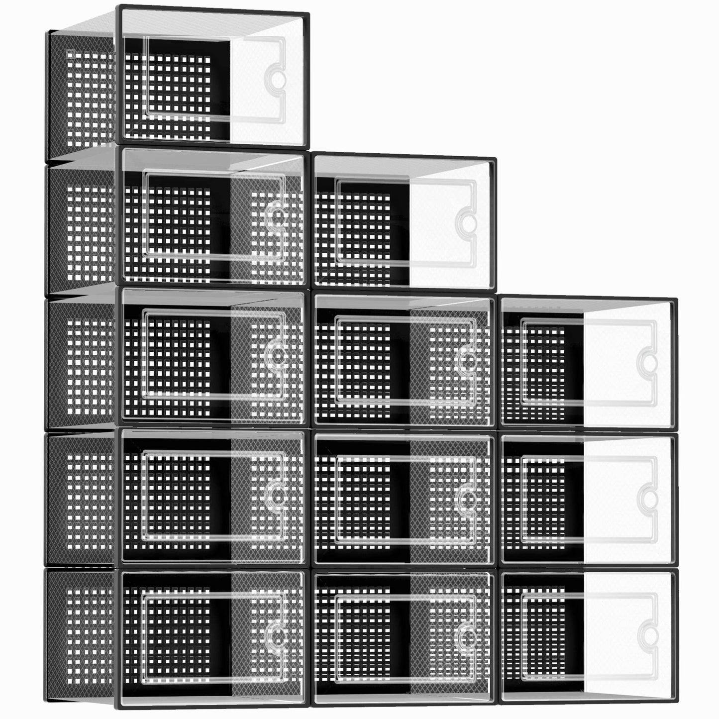 Shoe Storage Boxes Organizers ,12PCS - Weshop876