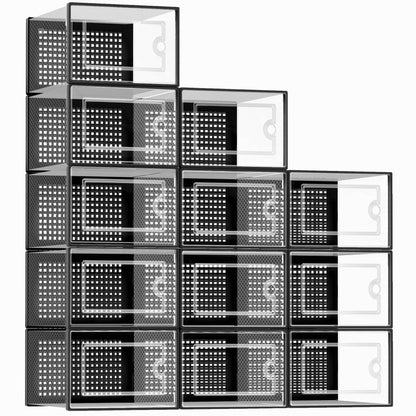 Shoe Storage Boxes Organizers ,12PCS - Weshop876